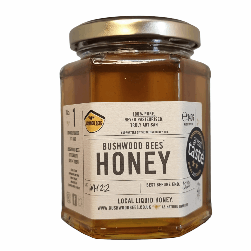 Raw Local Honey - 12oz liquid - Bushwood Bees - Local honey & Gifts