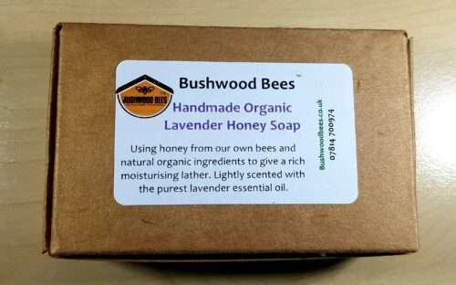 Organic Lavender Honey Soap Front