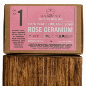 Organic Honey Soap - Rose Geranium