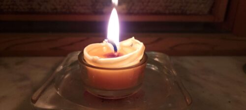 Votive Candle after 8 hours