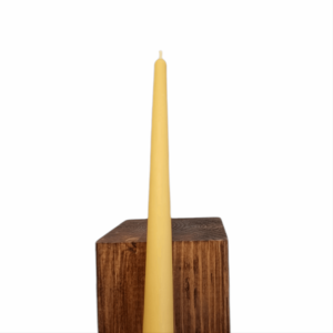 Pure Beeswax Dinner Candle handmade using our own beeswax