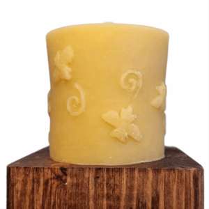 Pure Beeswax Cylinder Candle